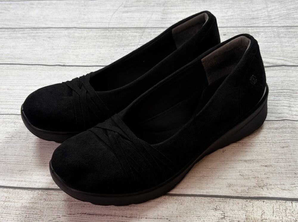 LifeStride Women’s Goody Wedge Slip-On Comfort Casual Shoe Size 10W Wide